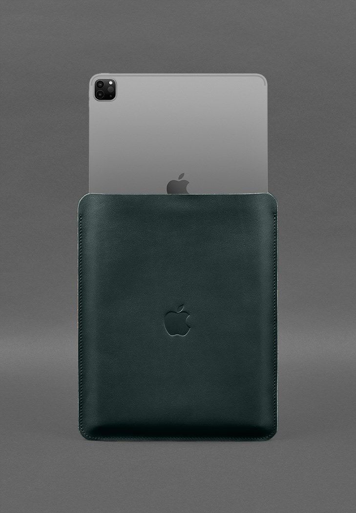 Шкіряний чохол-футляр для iPad Pro 12,9 Зелений BN-GC-17-malachite фото