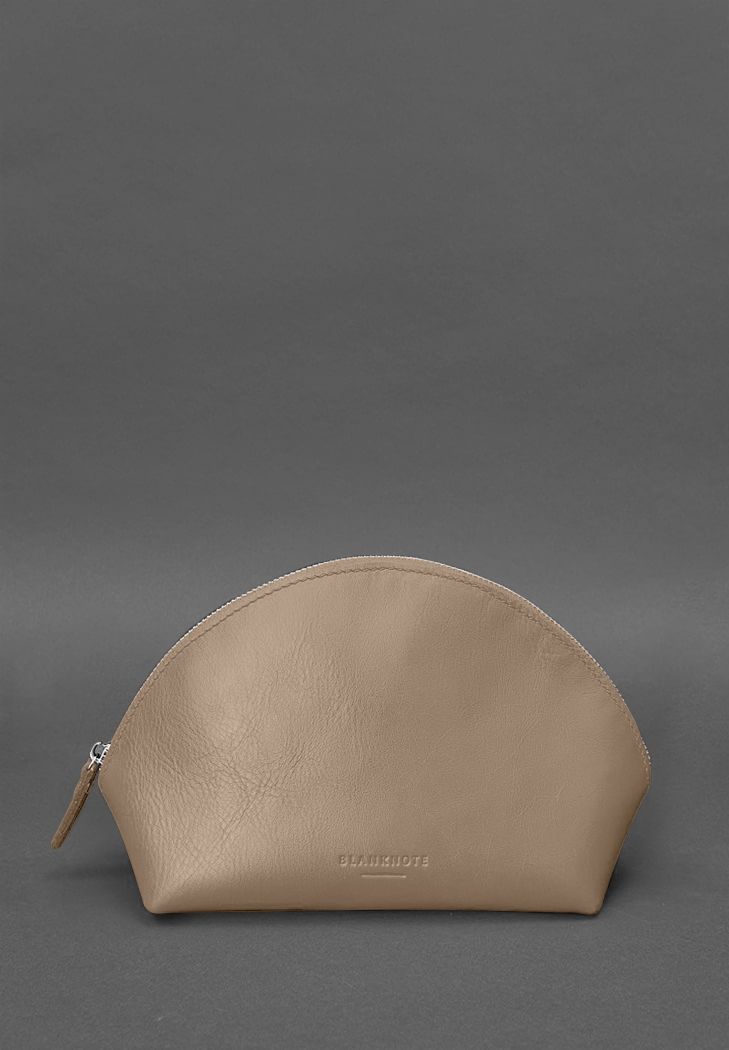 Женская кожаная косметичка 8.0 Светло-бежевая BN-CB-8-light-beige фото