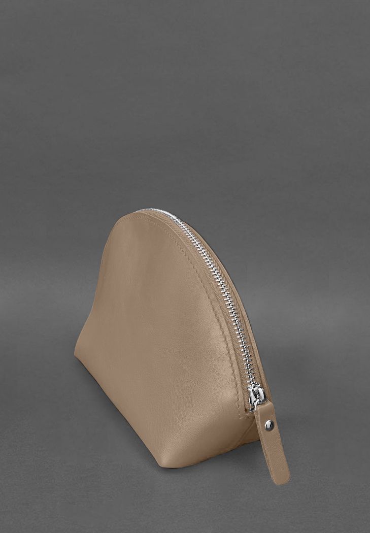 Женская кожаная косметичка 8.0 Светло-бежевая BN-CB-8-light-beige фото