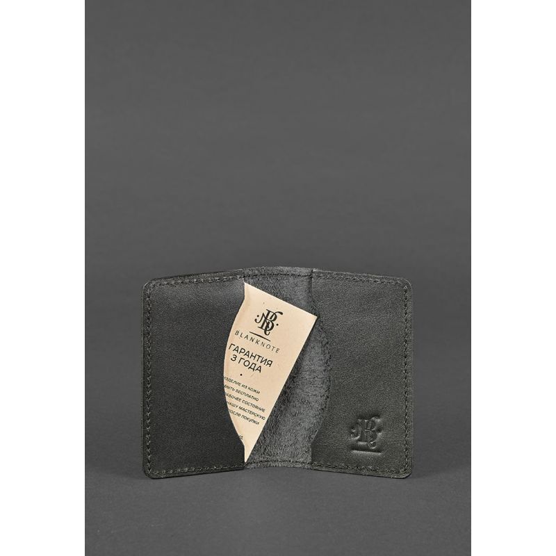 Кожаный кард-кейс (визитница) 6.0 черный BN-KK-6-g фото