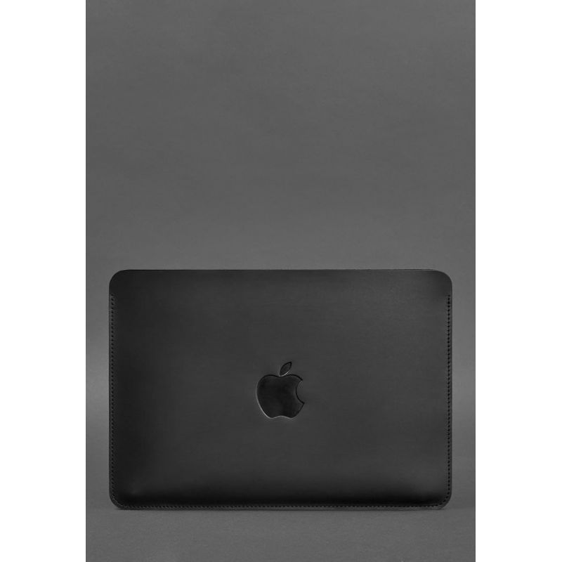 Шкіряний чохол для MacBook 14 дюйм Чорний Crazy Horse BN-GC-19-g-kr фото