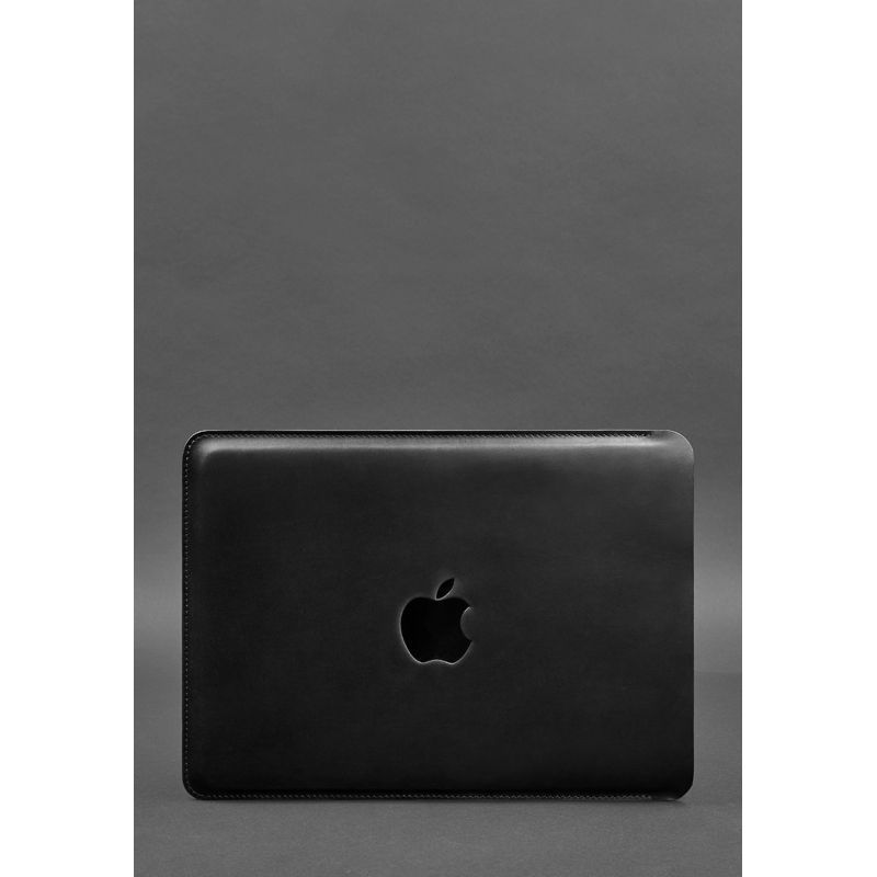 Шкіряний чохол для MacBook 14 дюйм Чорний Crazy Horse BN-GC-19-g-kr фото