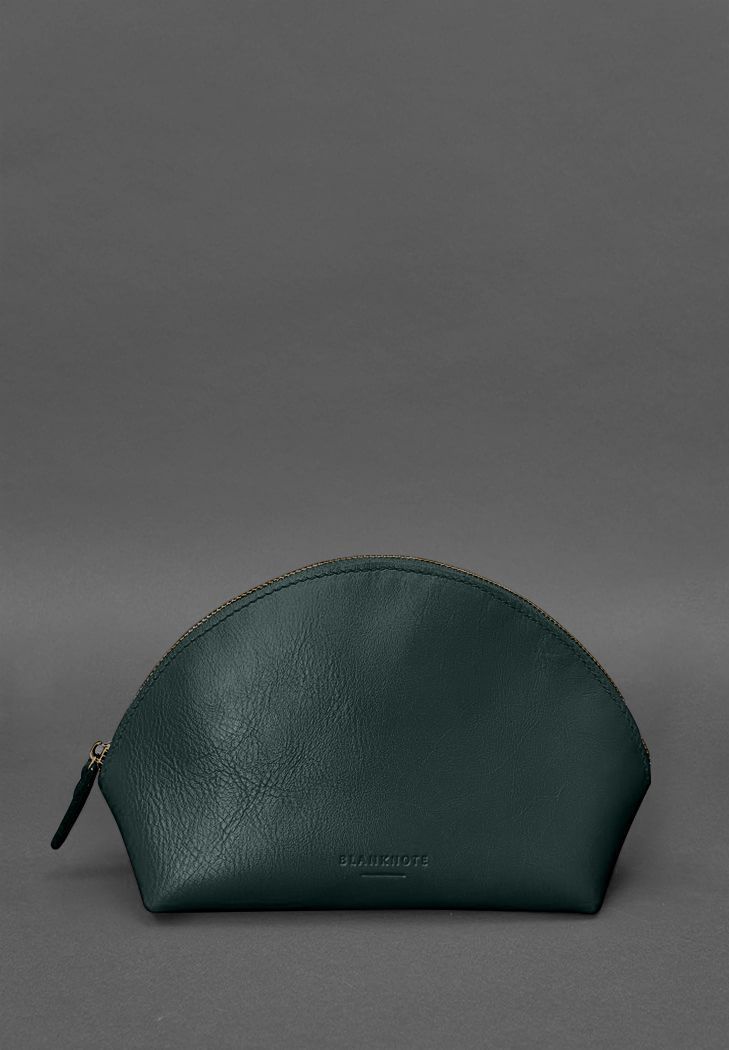 Женская кожаная косметичка 8.0 Зеленая BN-CB-8-malachite фото