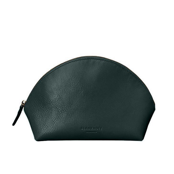 Женская кожаная косметичка 8.0 Зеленая BN-CB-8-malachite фото