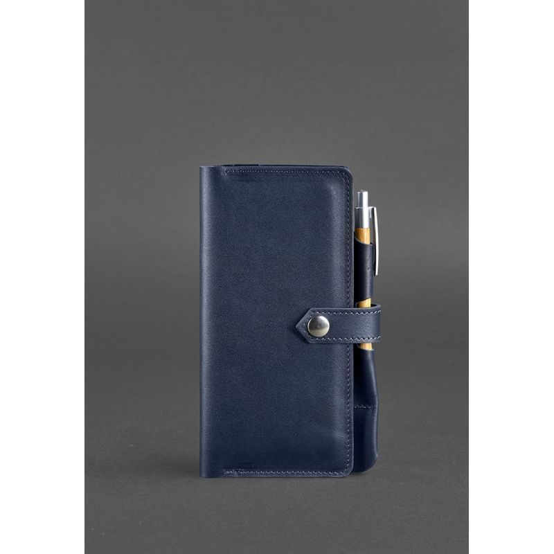 Кожаный тревел-кейс 4.0 Темно-синий BN-TK-4-navy-blue фото