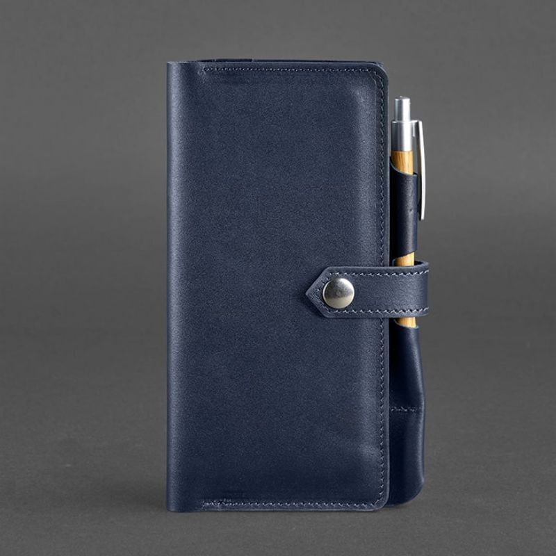 Кожаный тревел-кейс 4.0 Темно-синий BN-TK-4-navy-blue фото