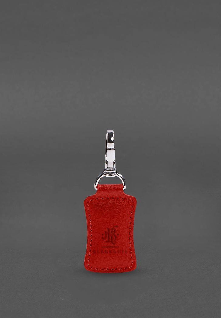 Шкіряний брелок Premium червоний BN-BK15-red фото