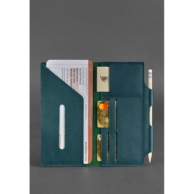 Кожаный тревел-кейс 3.0 зеленый BN-TK-3-malachite фото