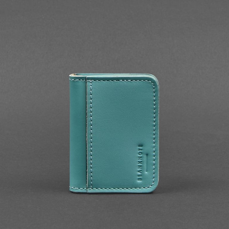 Кожаная обложка для ID-паспорта и водительских прав 4.0 бирюзовая BN-KK-4-tiffany фото