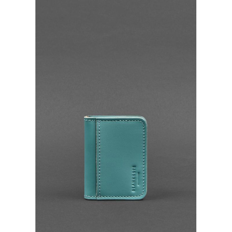 Кожаная обложка для ID-паспорта и водительских прав 4.0 бирюзовая BN-KK-4-tiffany фото