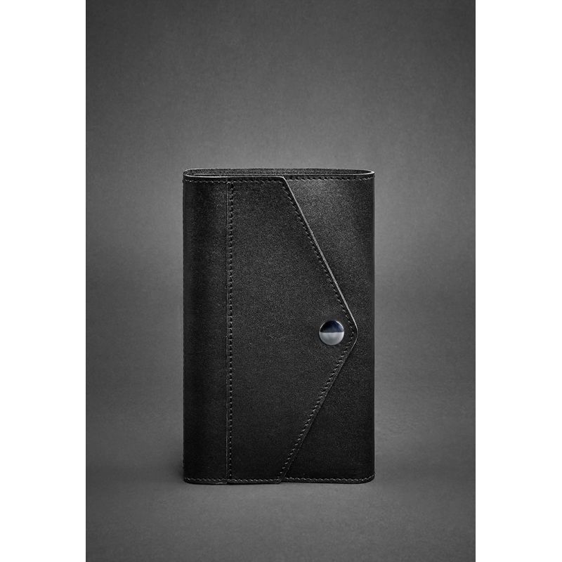 Кожаный блокнот (Софт-бук) 2.0 черный BN-SB-2-st-g фото