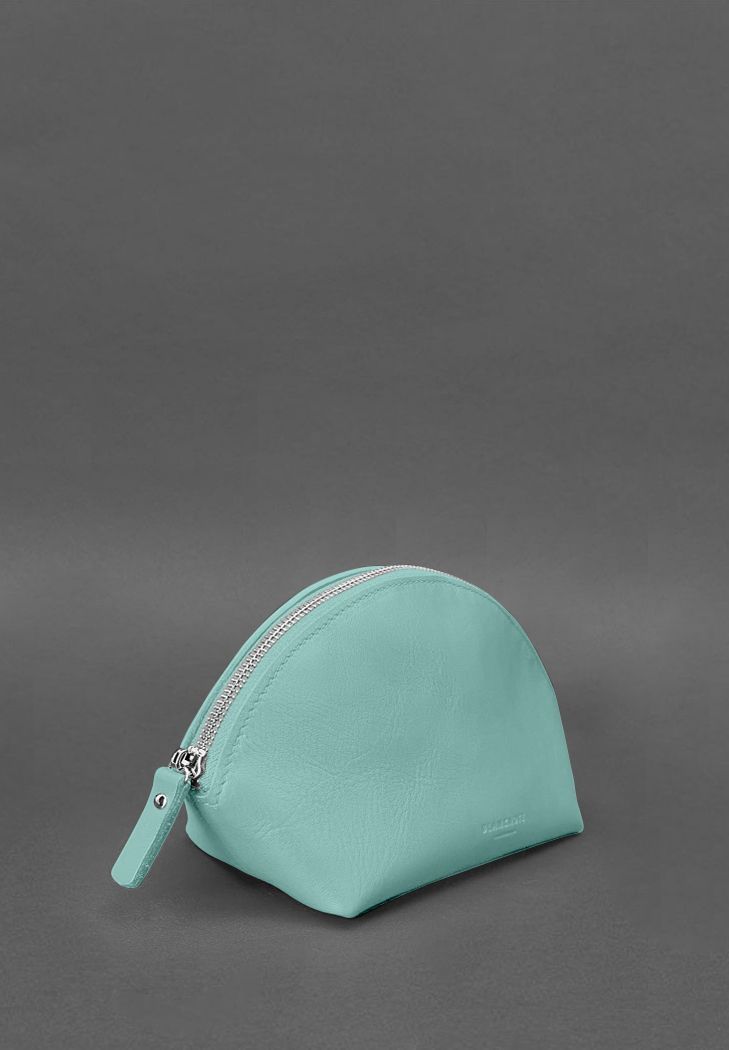 Женская кожаная косметичка 8.0 Бирюзовая BN-CB-8-tiffany фото