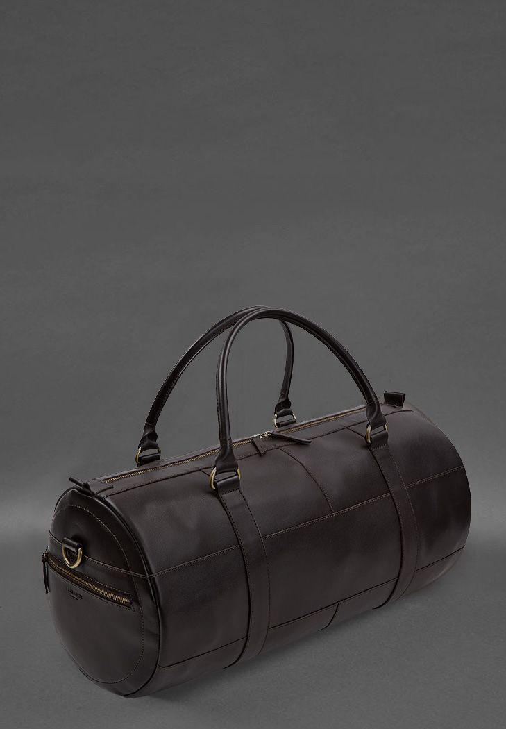 Шкіряна&nbsp;сумка&nbsp;Harper MAXI&nbsp;темно-коричнева&nbsp;краст BN-BAG-56-choko фото