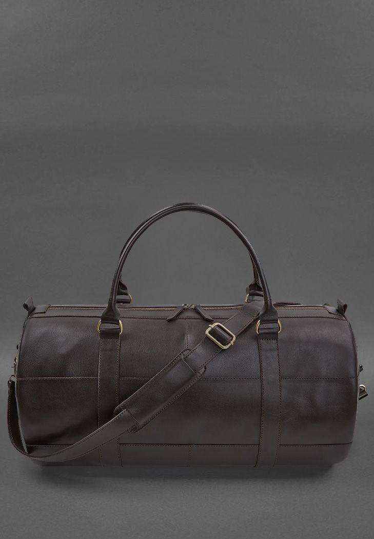 Шкіряна&nbsp;сумка&nbsp;Harper MAXI&nbsp;темно-коричнева&nbsp;краст BN-BAG-56-choko фото