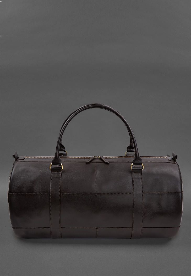 Шкіряна&nbsp;сумка&nbsp;Harper MAXI&nbsp;темно-коричнева&nbsp;краст BN-BAG-56-choko фото