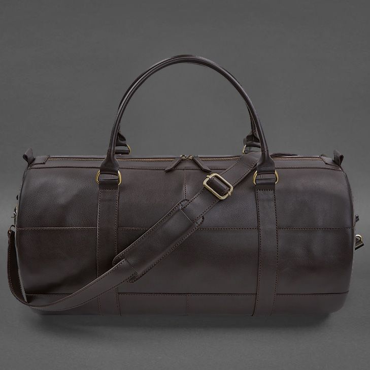 Шкіряна&nbsp;сумка&nbsp;Harper MAXI&nbsp;темно-коричнева&nbsp;краст BN-BAG-56-choko фото
