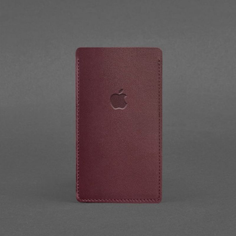 Шкіряний чохол для iPhone 11 Бордовий краст BN-GC-1-vin фото