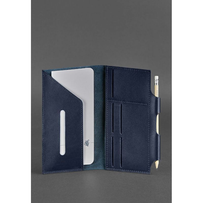 Кожаный тревел-кейс 3.0 Темно-синий BN-TK-3-navy-blue фото