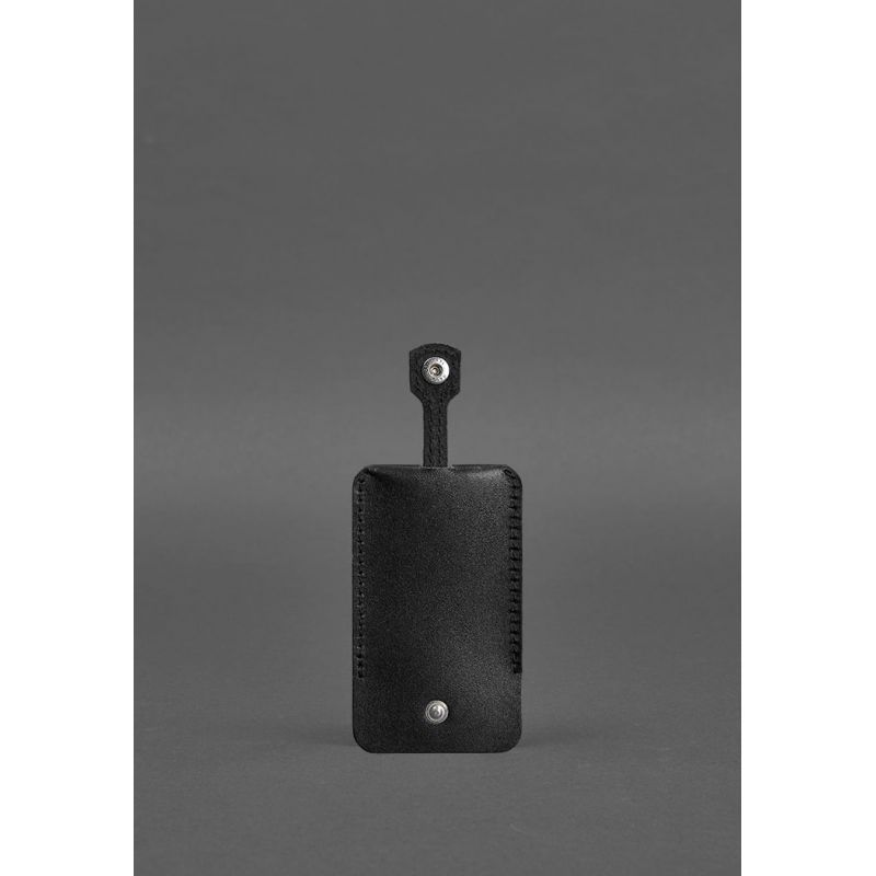 Шкіряна ключниця 1.0 чорна Краст BN-KL-1-g фото
