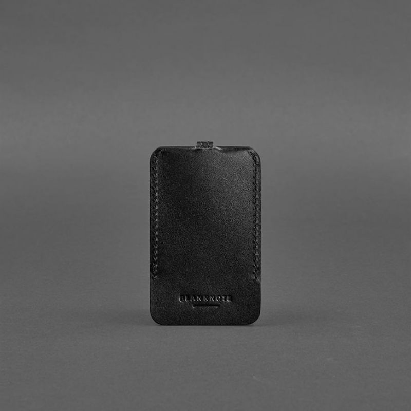 Шкіряна ключниця 1.0 чорна Краст BN-KL-1-g фото