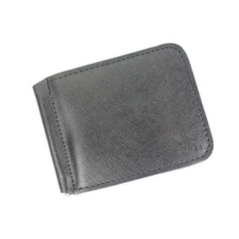 Затиск для грошей чорний Саф'яно TW-MoneyClip-black-saf фото
