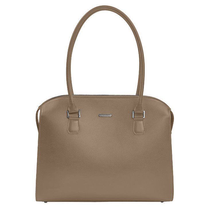 Жіноча шкіряна сумка Business світло-бежевий Краст BN-BAG-57-light-beige фото