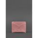 Женская кожаная визитница 5.0 розовая BN-KK-5-pink-peach фото 5