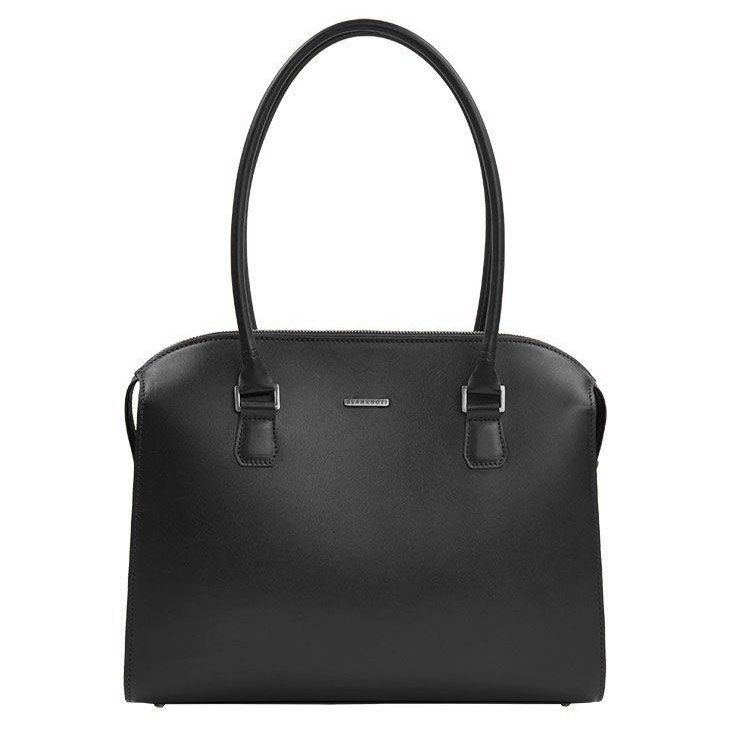 Жіноча шкіряна сумка Business чорний Краст BN-BAG-57-g фото