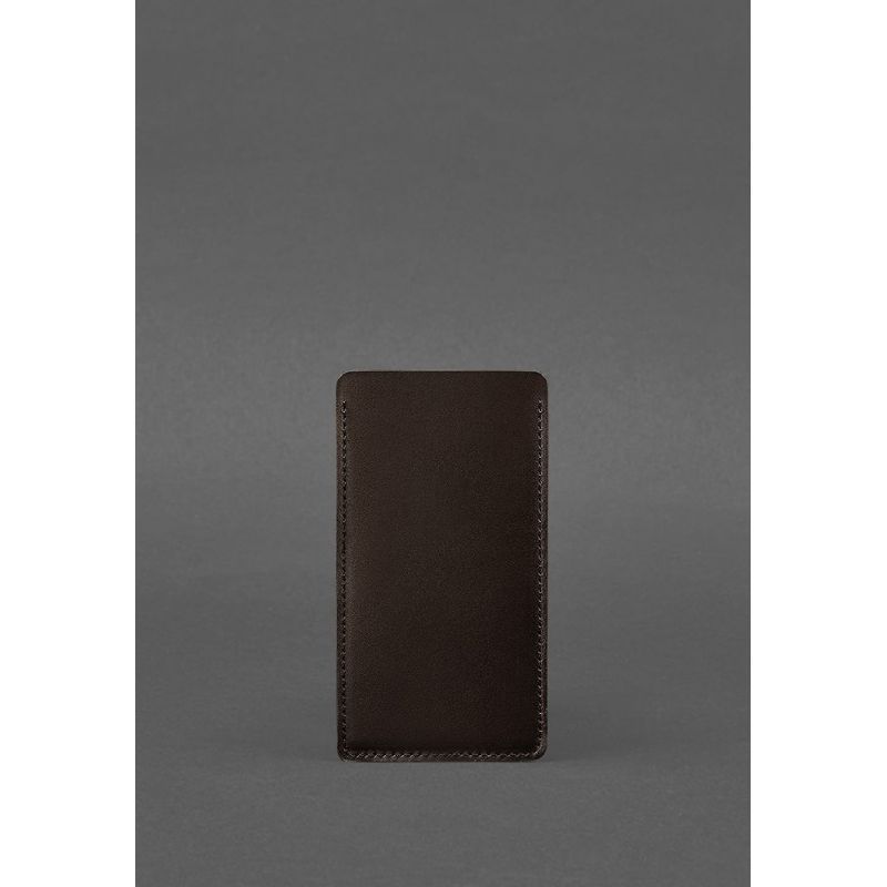 Шкіряний чохол для iPhone 12 Темно-коричневий Краст BN-GC-2-choko фото