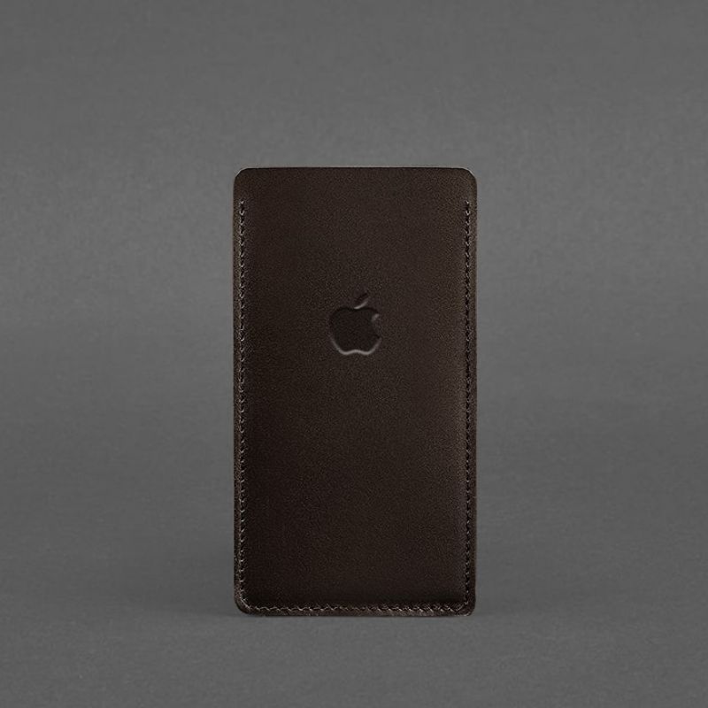 Шкіряний чохол для iPhone 12 Темно-коричневий Краст BN-GC-2-choko фото