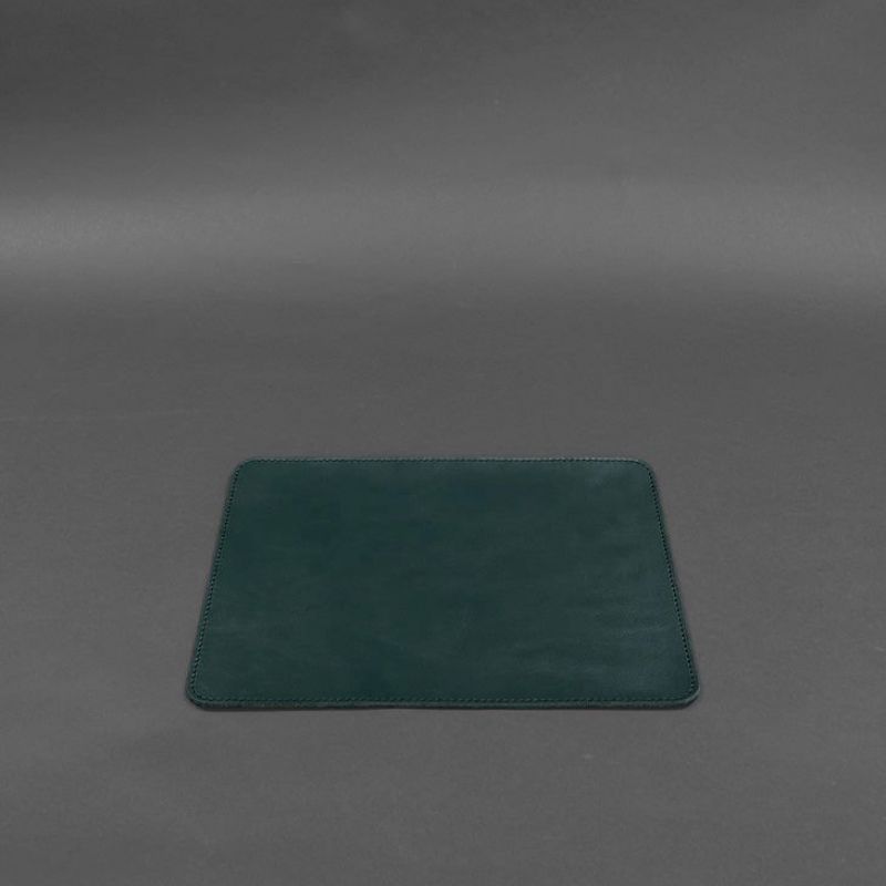Коврик для мышки из натуральной кожи 1.0 зеленый краст BN-MP-malachite фото