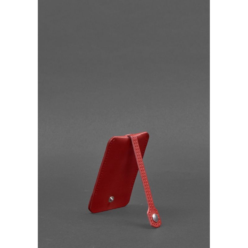 Кожаная ключница 1.0 красная Краст BN-KL-1-red фото