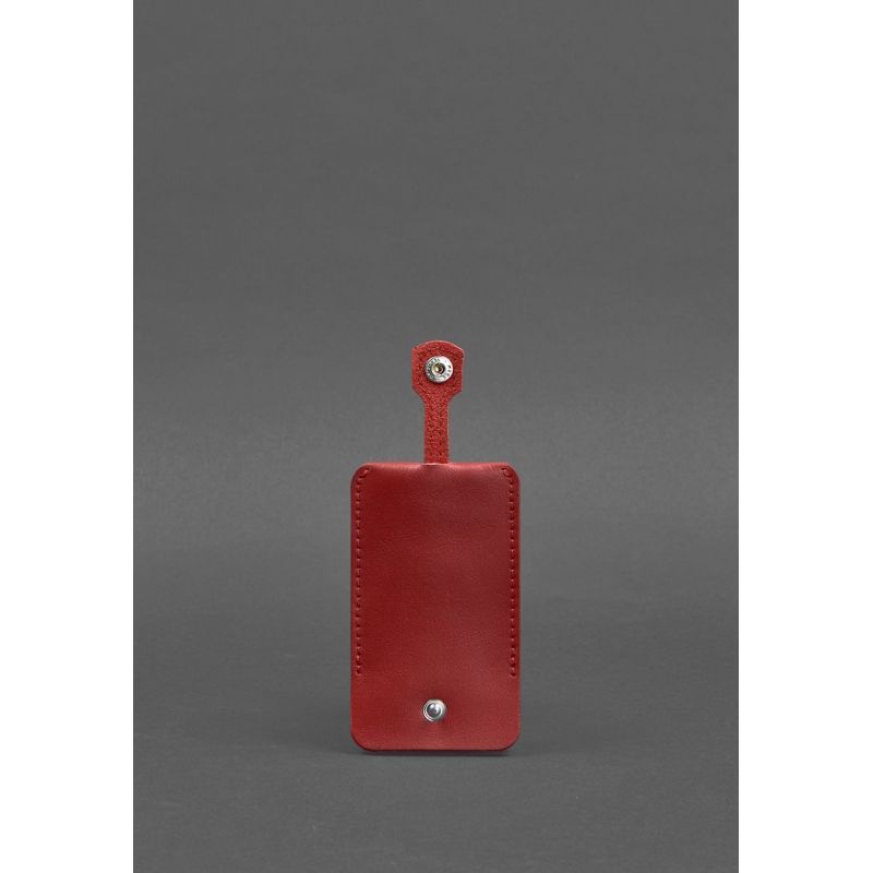 Кожаная ключница 1.0 красная Краст BN-KL-1-red фото