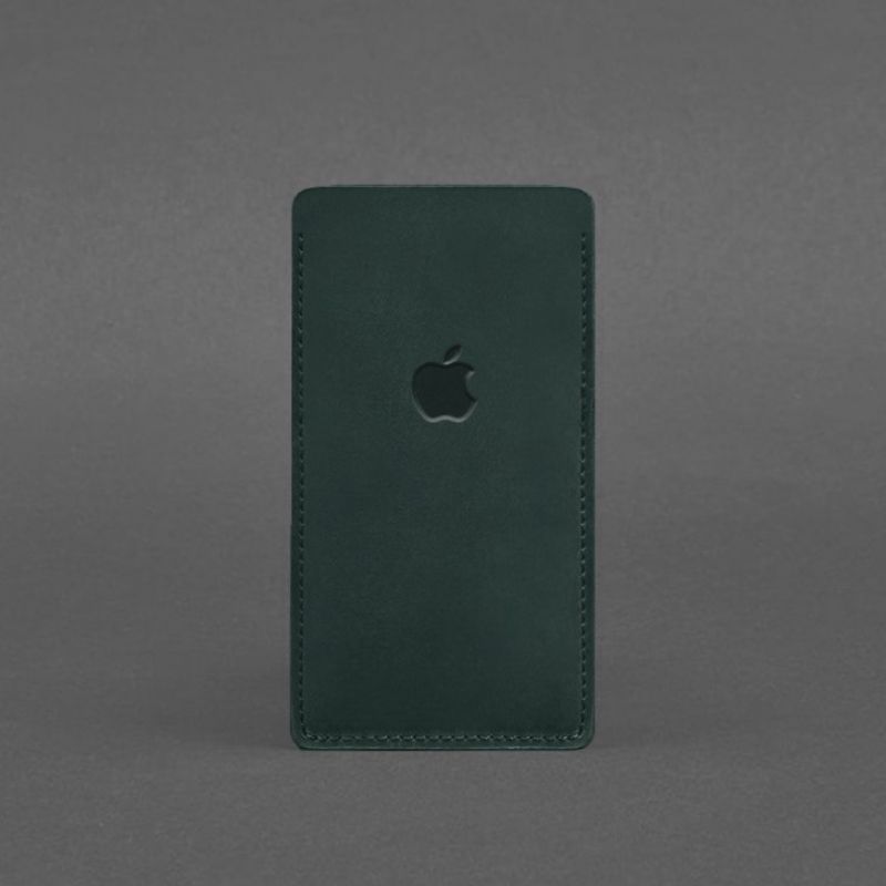 Шкіряний чохол для iPhone 12 Зелений Crazy Horse BN-GC-2-iz фото