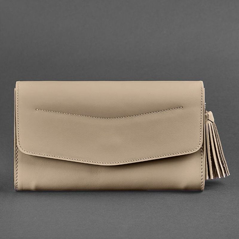 Женская кожаная сумка Элис светло-бежевая Краст BN-BAG-7-light-beige фото