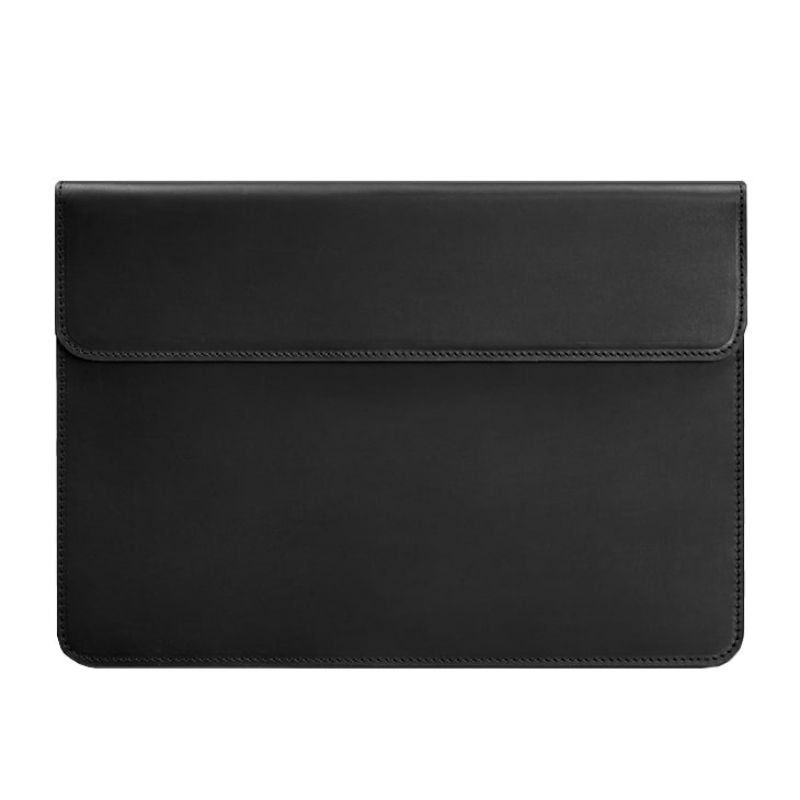 Кожаный чехол-конверт на магнитах для MacBook 14 Черный Crazy Horse BN-GC-22-g-kr фото