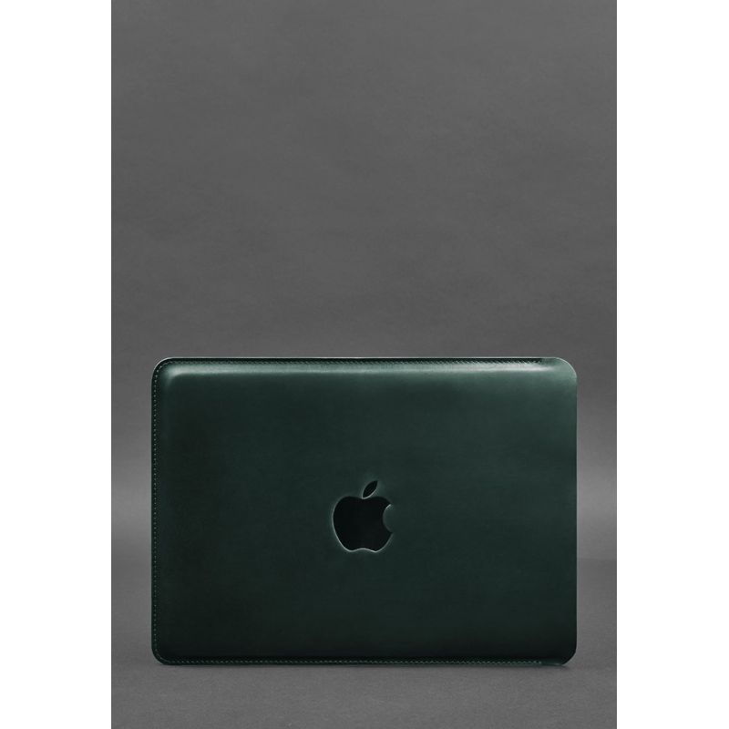 Кожаный чехол для MacBook 13 дюйм Зеленый Crazy Horse BN-GC-7-iz фото