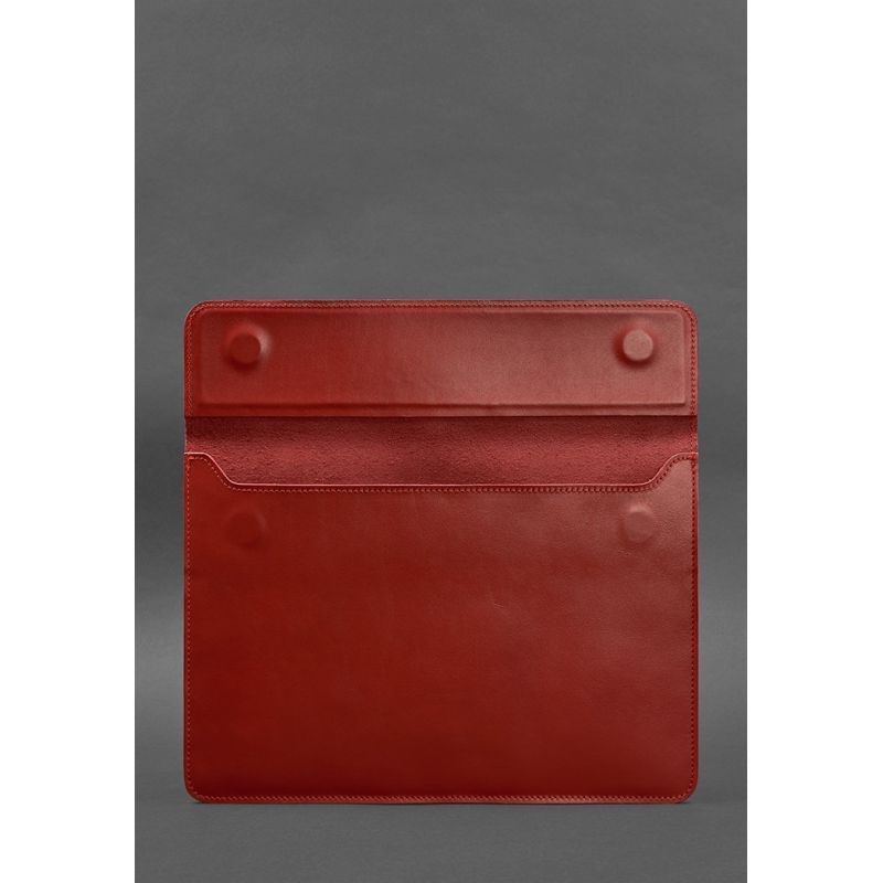 Кожаный чехол-конверт на магнитах для MacBook 13 Красный BN-GC-9-red фото
