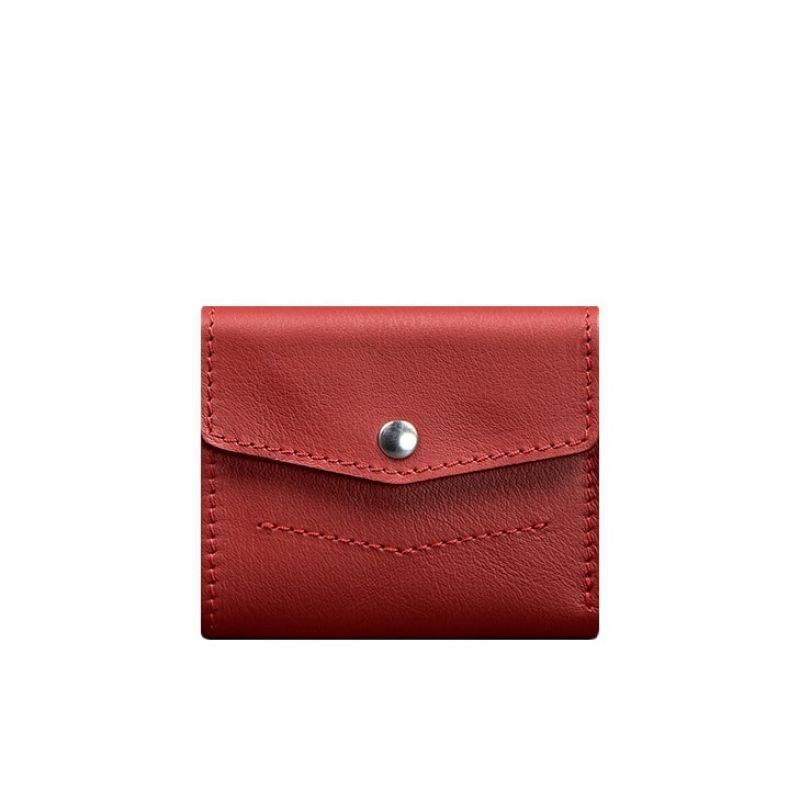 Женский кожаный кошелек 2.1 красный Krast BN-W-2-1-red фото