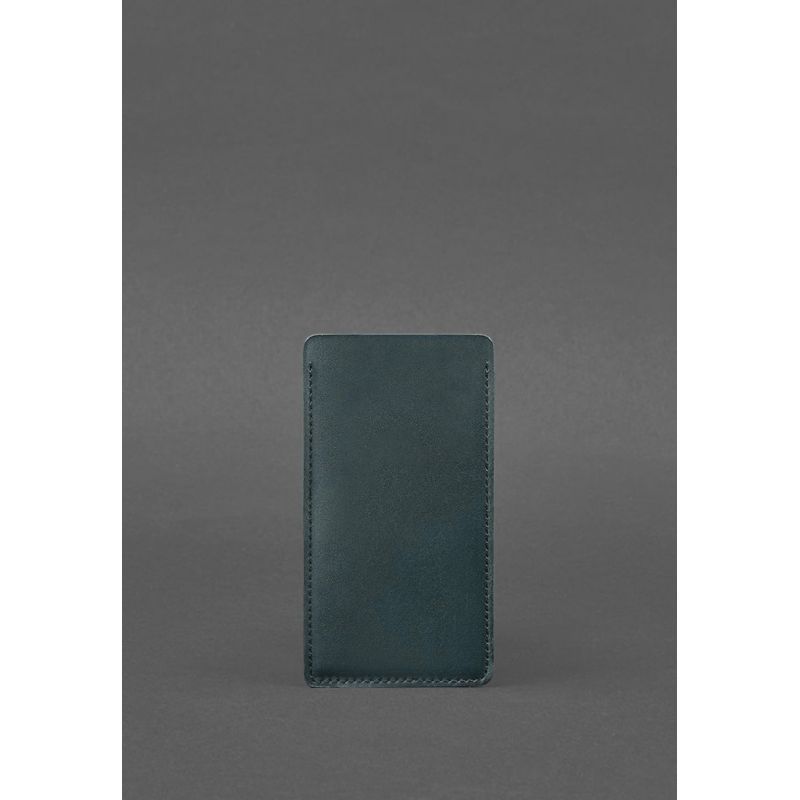 Кожаный чехол для iPhone 12 Зеленый Краст BN-GC-2-malachite фото