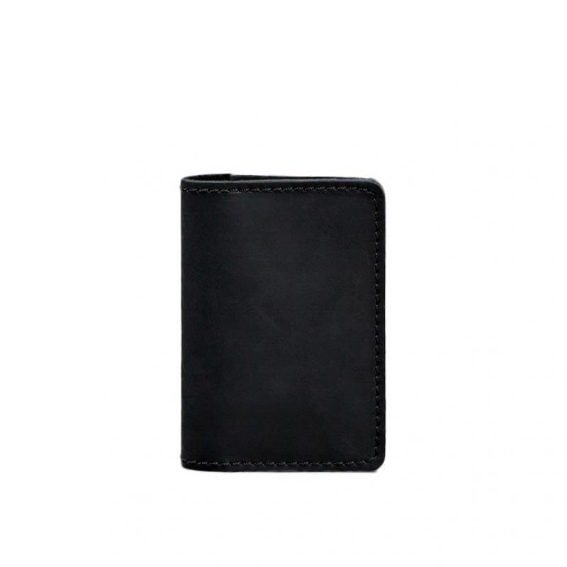 Кожаный кард-кейс (визитница) 6.0 черный Crazy Horse BN-KK-6-g-kr фото
