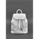 Шкіряний жіночий рюкзак Олсен білий BN-BAG-13-white фото 8