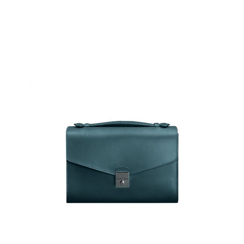 Жіноча шкіряна сумка-кроссбоді Lola зелена BN-BAG-35-malachite фото