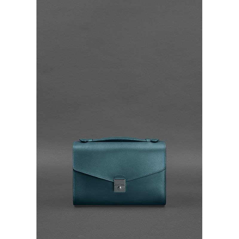 Жіноча шкіряна сумка-кроссбоді Lola зелена BN-BAG-35-malachite фото
