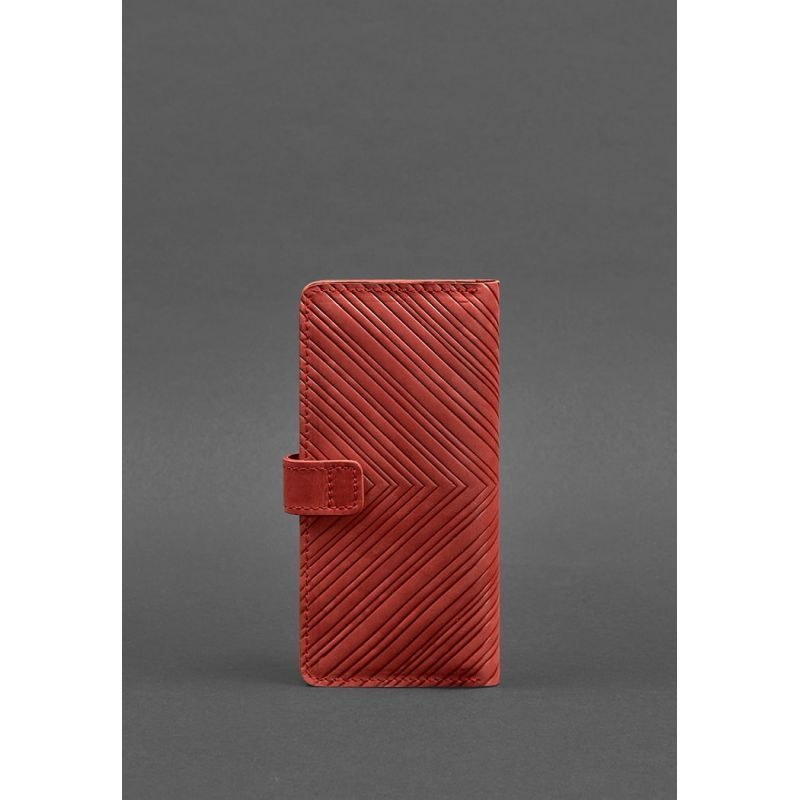 Кожаное женское коралловое портмоне 7.0 Инди BN-PM-7-coral-ls фото