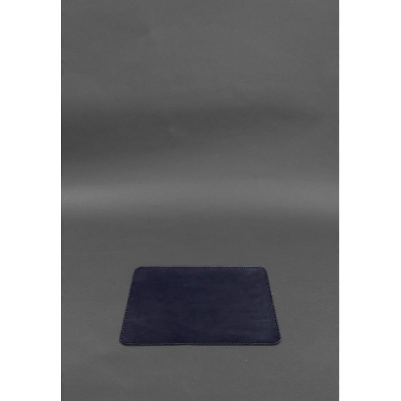 Коврик для мышки из натуральной кожи 1.0 темно-синий краст BN-MP-navy-blue фото