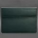 Кожаный чехол-конверт на магнитах для MacBook 15 дюйм Зеленый BN-GC-11-malachite фото 4