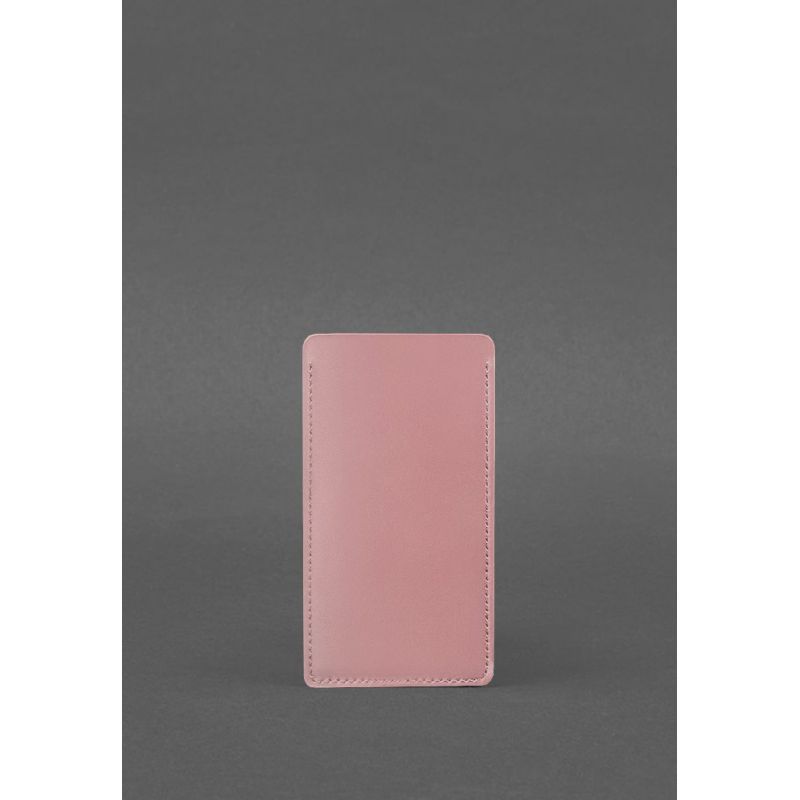 Шкіряний чохол для iPhone 12 Рожевий BN-GC-2-pink-peach фото