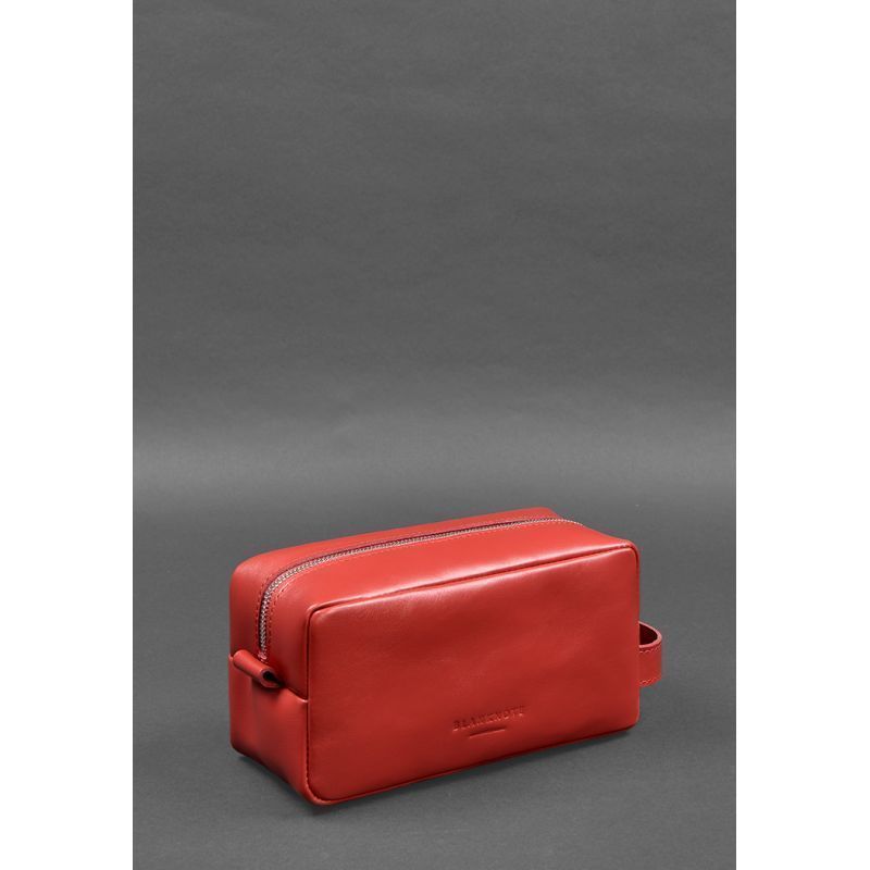 Кожаная косметичка-несессер 6.0 красный краст BN-CB-6-red фото