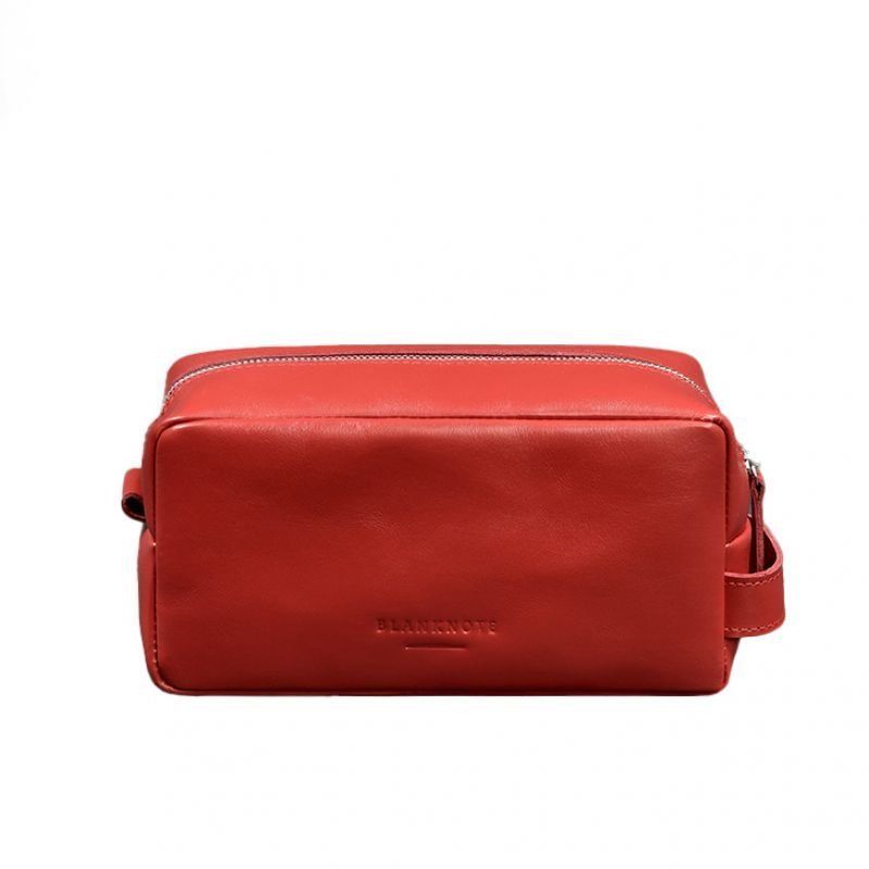 Шкіряна косметичка-несесер 6.0 червоний BN-CB-6-red фото